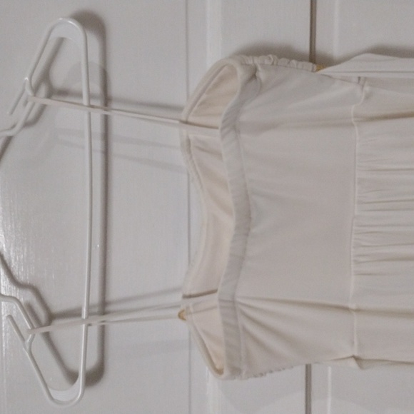 Sweet Storm Women's Dress Size M Spaghetti Straps Cream Color - Picture 5 of 10